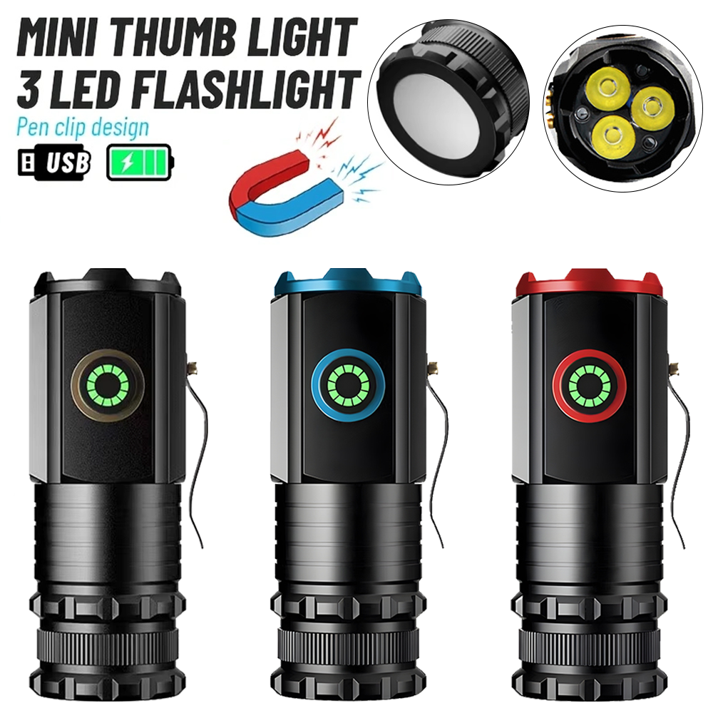 Portable Powerful Mini LED Fla - огляд і ціна Stationery Supply