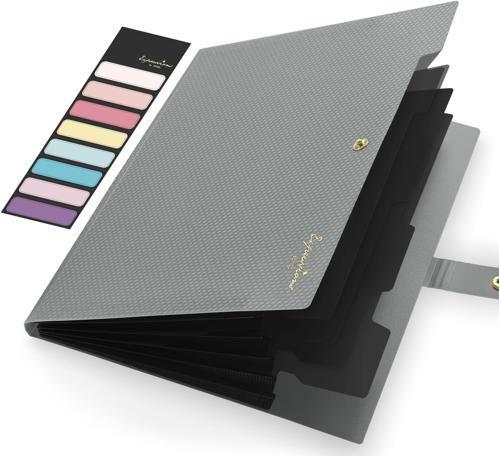 Expanding File Folder,5 Pocket - огляд і ціна Portfolio Folder Zip
