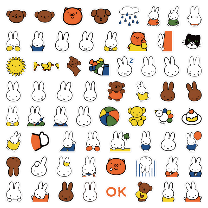 Cute Miffy Stickers Cartoon Ra - огляд і ціна Memo Pad Sticky